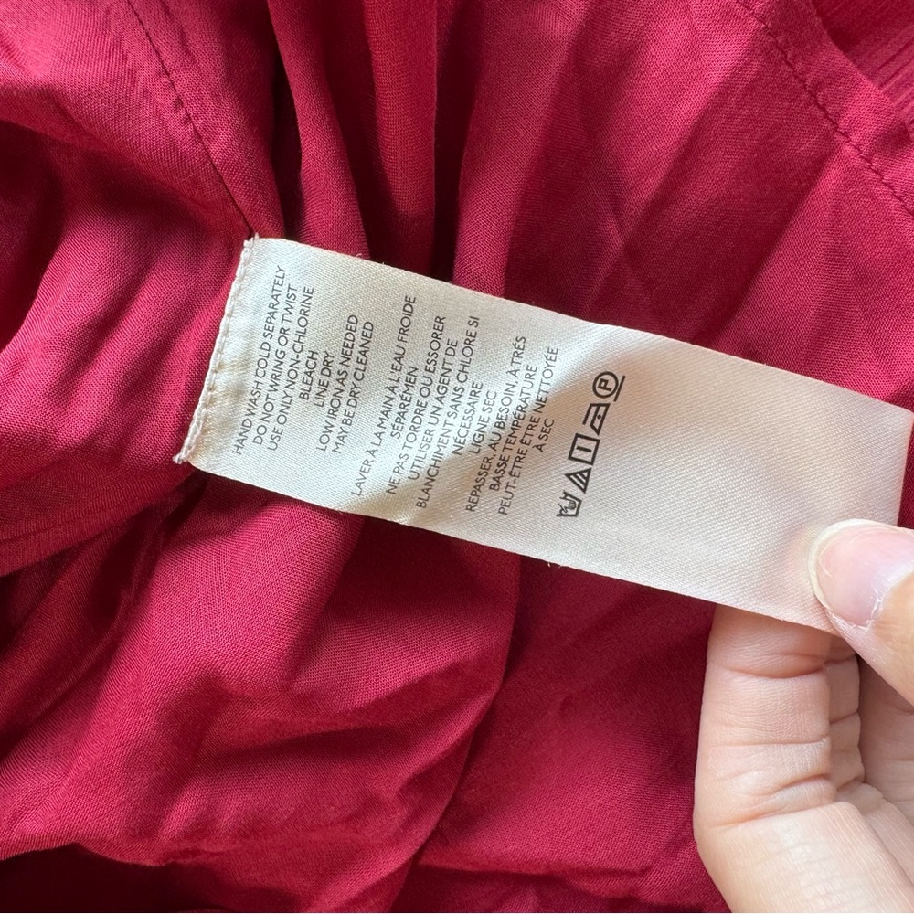 Free People Maroon Sunshine Of Love Mini Dress M - Picture 12 of 16